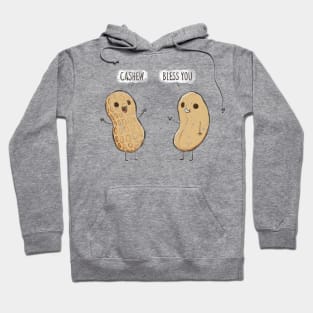 Peanut And Cashew Nut Funny, Cashew Bless You Hoodie